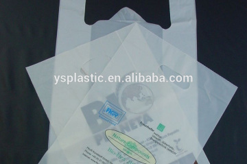 HDPE Plastic Carrier Bags / Vest Plastic Shopping Bags