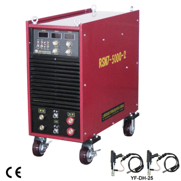 Double gun welding machine for reduced base studs