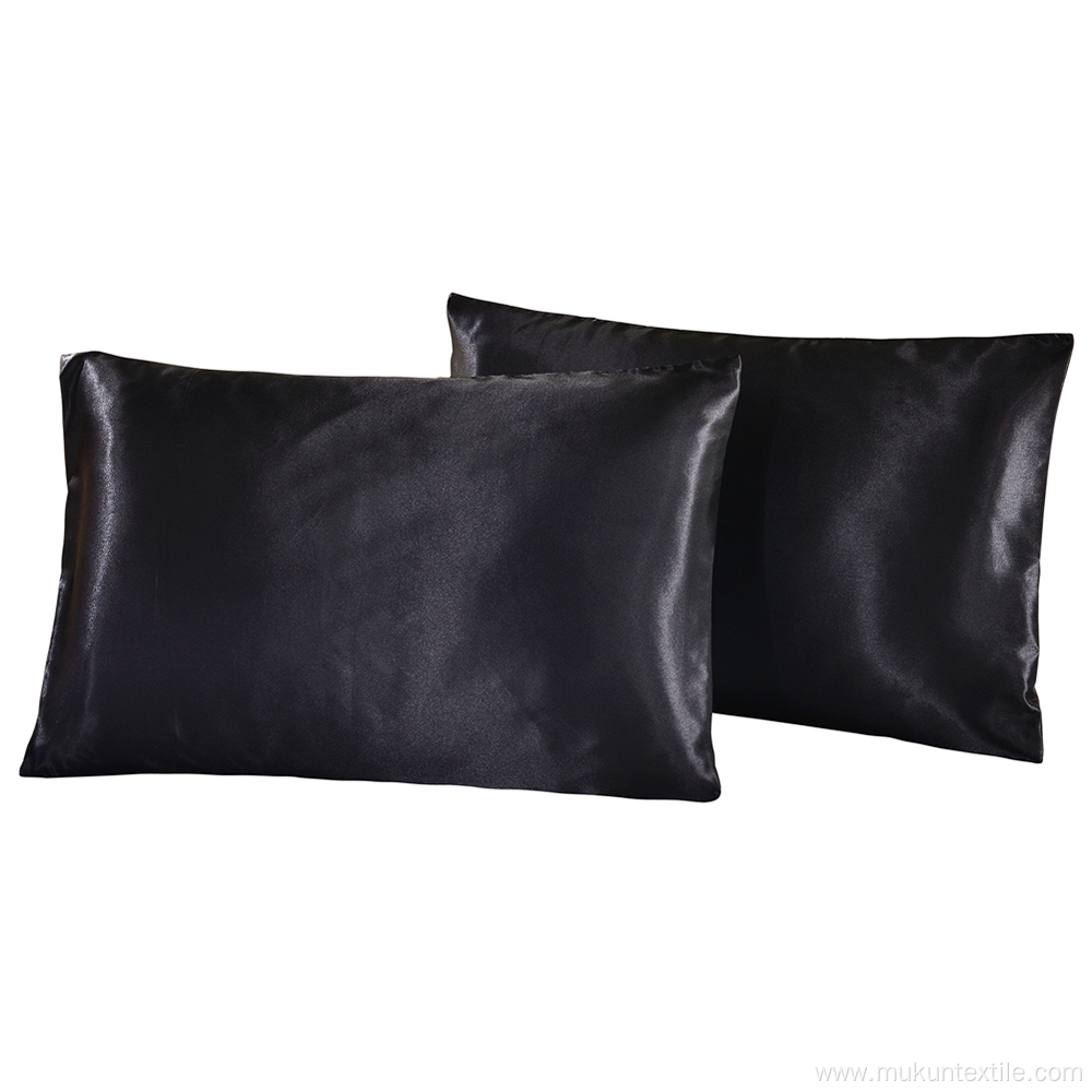 Satin silk Standard Pillow Cases With Envelope Closure