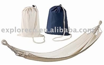 Foldable canvas hammock