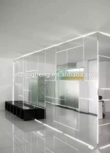 Tempered office glass partition designer glass partition