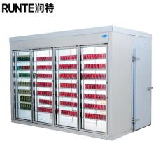 Commercial Walk-in Cooler Shelving with Glass Door