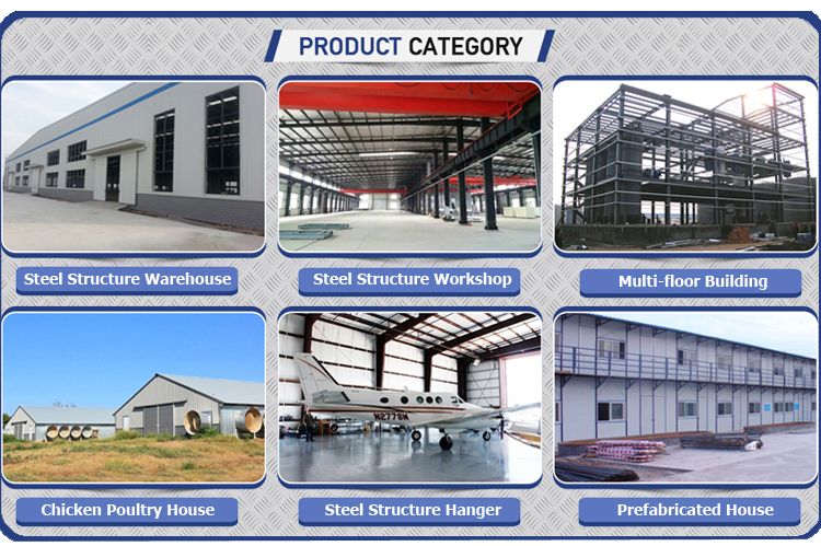 Beautiful Industry Durable Light Gauge Steel Structure Framing Prefabricated Bulk Warehouse Hangar/Structure