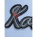 fashion style iron on word embroidery tshirt patch