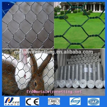 1/4",3/4" Cheap Chicken Wire /Rabbit wire Mesh /Galvanized Hexagonal Wire Mesh