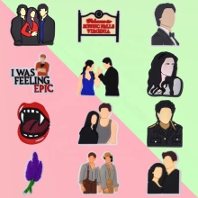 Vampire Diaries Styled PVC Shoe Charms for Clog Decorations - Wholesale