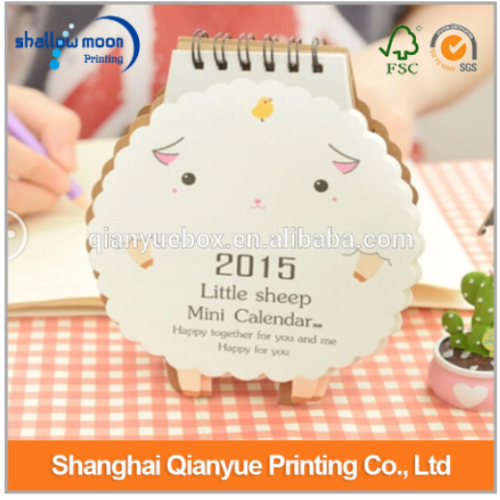 wholesale high quality custom design sheep standing calendars