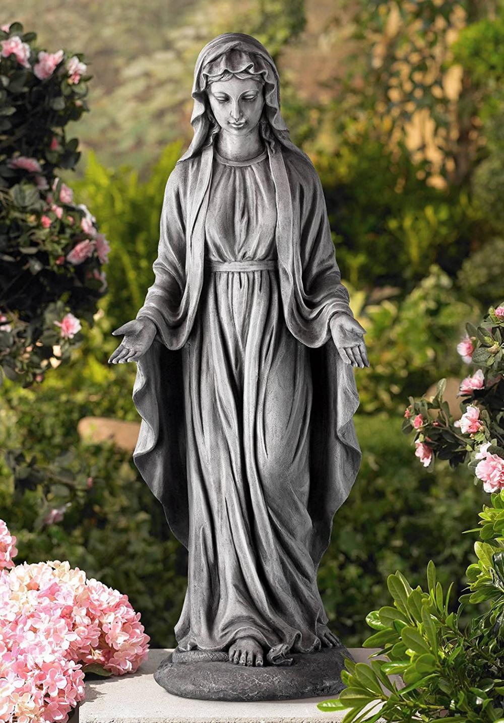 John Timberland Virgin Mary Bức tượng ngoài trời