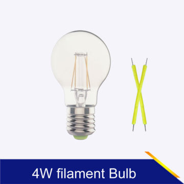 2014 360 degree 4W A60 led bulb filament