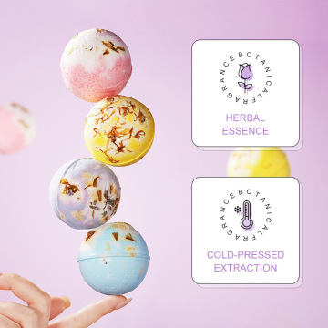 Dried Flower Bath Bomb: Clean, Moisturize, and Whiten Skin