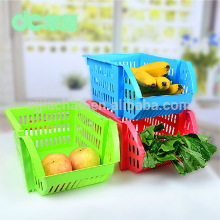 plastic stackable household basket houseware supplier