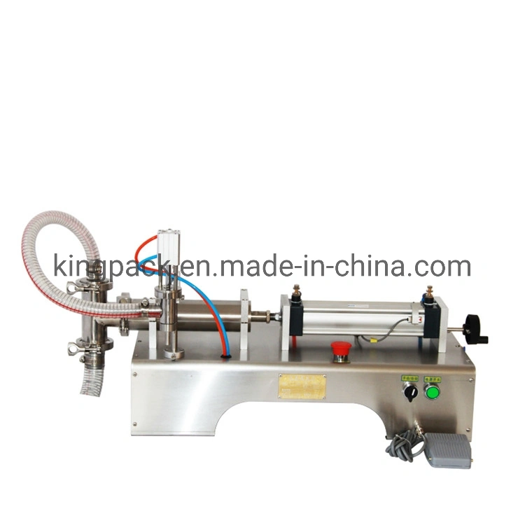 Semi Automatic Single Head Liquid Filling Machine for Juice/Milk/Water