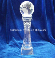 Global Ball 220mm Crystal Trophy