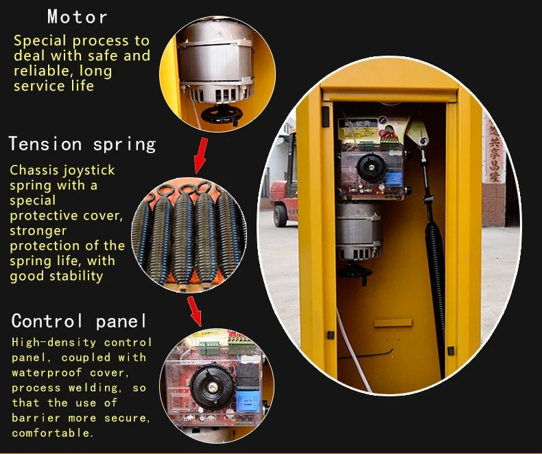 Large Gravity Control Vehicle for Intelligent Airborne Barrier Gate