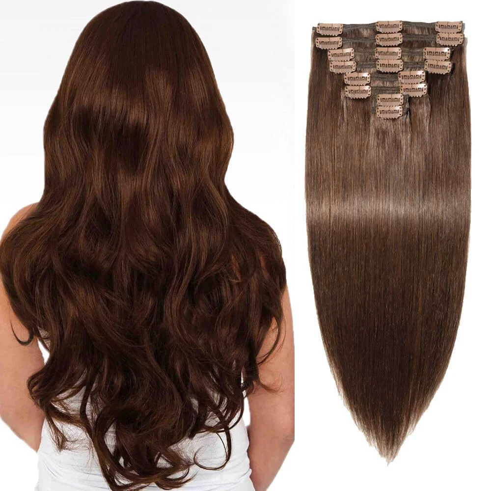 Popular Product Hot Selling Real Human Virgin Remy Hair Clip Hair Extensions