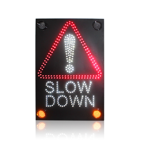 Electronic Solar Slow Down Led Traffic Sign