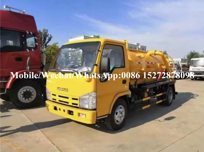 Camión de succión de aguas residuales de Isuzu (13) ISUZU Sewage Suction Truck (13)