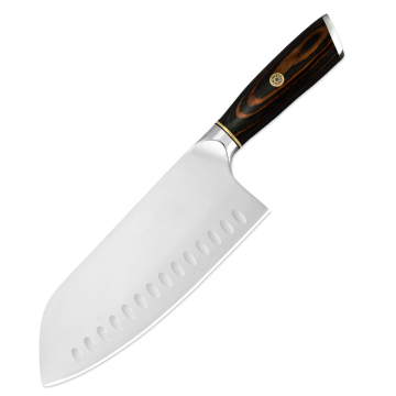 Premium 7.5 inch Santoku Knife - Ideal for Kitchen and Restaurant Use