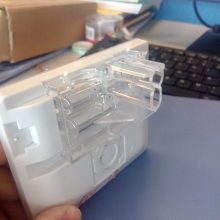 PH502 supermarket shelf railway guide , hanging transparent standing price label / tag holder for electronic shelf label