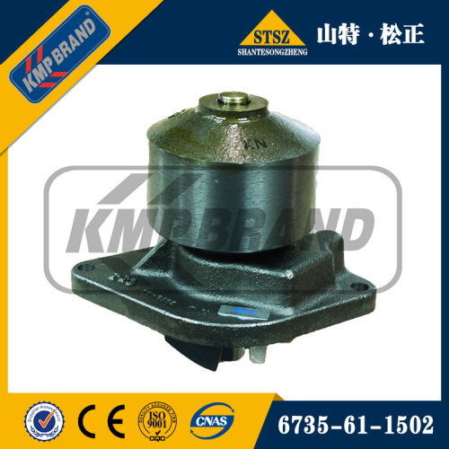 Bomba de agua 6735-61-1502 para Komatsu Motor S4D102E-1F-US