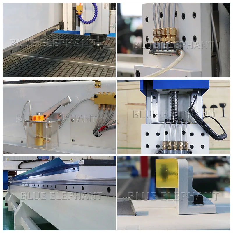 Large Size 1550 3 Axis 3D Woodworking CNC Router Wood Carving Machine