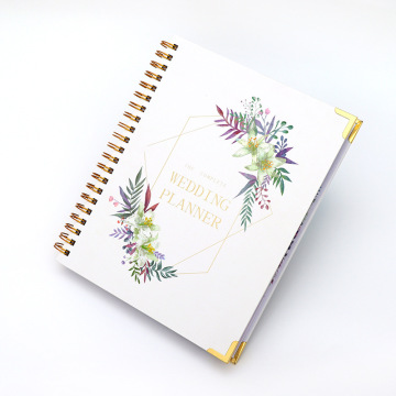 Custom Gold Foil Wedding Diary & Planner Journal