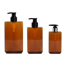 PETG Flat Square Plastic Bottles - 200ml, 300ml, 500ml Cosmetic Packaging