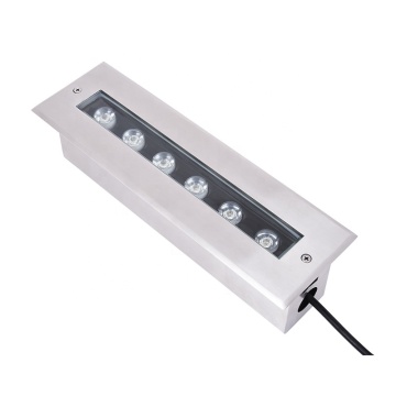 Luz de piscina empotrada redonda de 6W