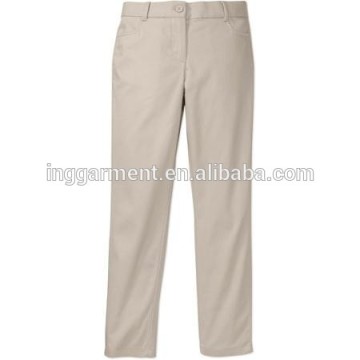 School Girls' Stretch Cotton Skinny Pants