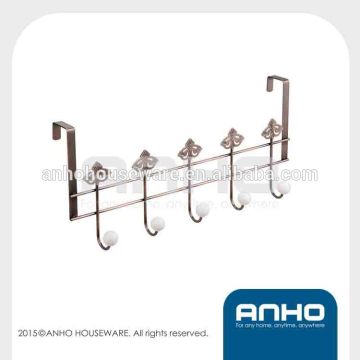 chrome finish wall hanging clothes hooks