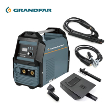 110v 220v GRANDFAR Mini MIG Welder - Dark Blue Customized Gasless Mig Welder
