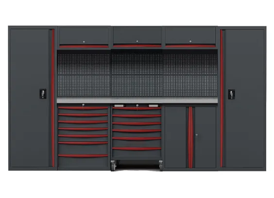 Free Combination Heavy Duty Garage Storage Workshop Tool Cabinet Workbench