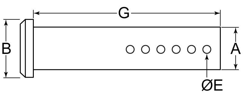 ÁLLÍTHATÓ CLEVIS TÜS ADJUSTABLE CLEVIS PIN