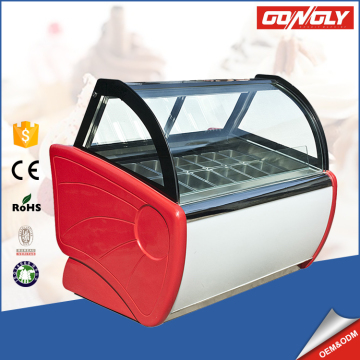 Commercial Ice Cream Display Case / Ice Cream Popsicle Display / Ice Cream Cake Display Freezer