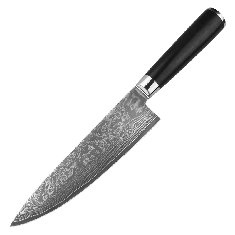 Fixed Blade Chef Knives Damascus Steel 3