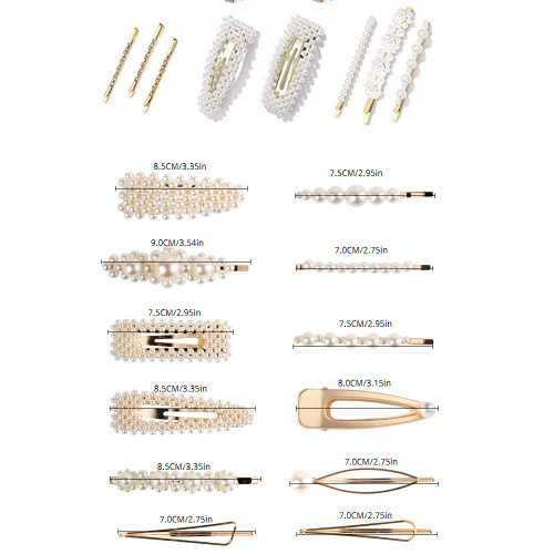 Acetic acid hairpin pearl hairpin set