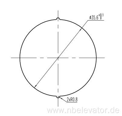 Elevator push button PB2006 Muti-light, raised button with braille