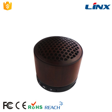Mini haut-parleur Bluetooth sans fil portable mains libres en bambou