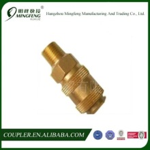 European type universal pneumatic ZG3/8 M brass quick coupler
