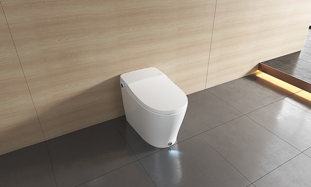 DB80 Chinese ceramic smart open toilet with automatic cleaning function