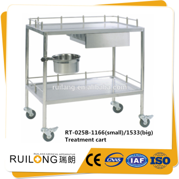 Medical Furniture Stainless Steel Hospital Mobile Trolley