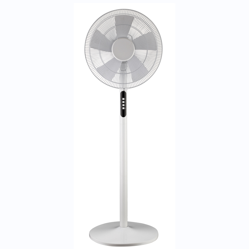 16 Inch 3-Speed Pedestal Floor Fan Standing Fan for Home with Oscillating Dual Blades AC Motor With Remote Control Timer