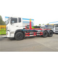 High quality Dongfeng 6x4 hook arm garbage truck