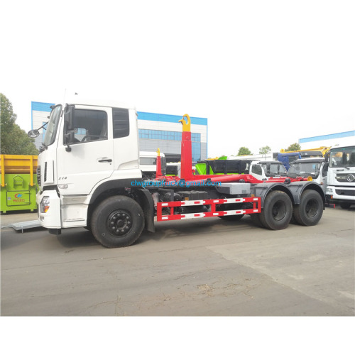 Camion à ordures à bras crochet Dongfeng 6x4 de haute qualité