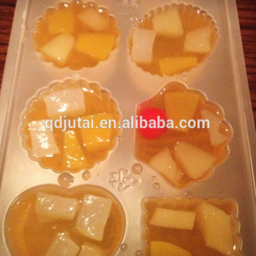 mini fruit jelly cup in syrup with sweet taste