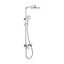 Shower combination for exposed installation