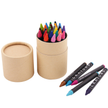 24 Pcs Non-Toxic Color Crayons in Paper Tubes