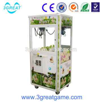 coin operated prize game machine with wooden cabinet
