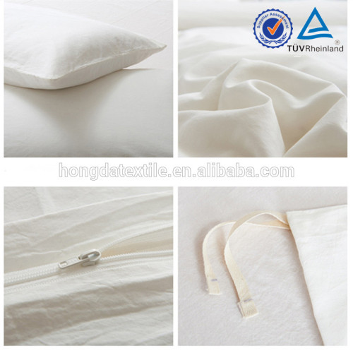 Stone Washed French Linen Bed Sheet , Bedding Set , Bed Linen