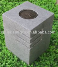 solar garden lamp,solar lamp in stone,rock solar lamp